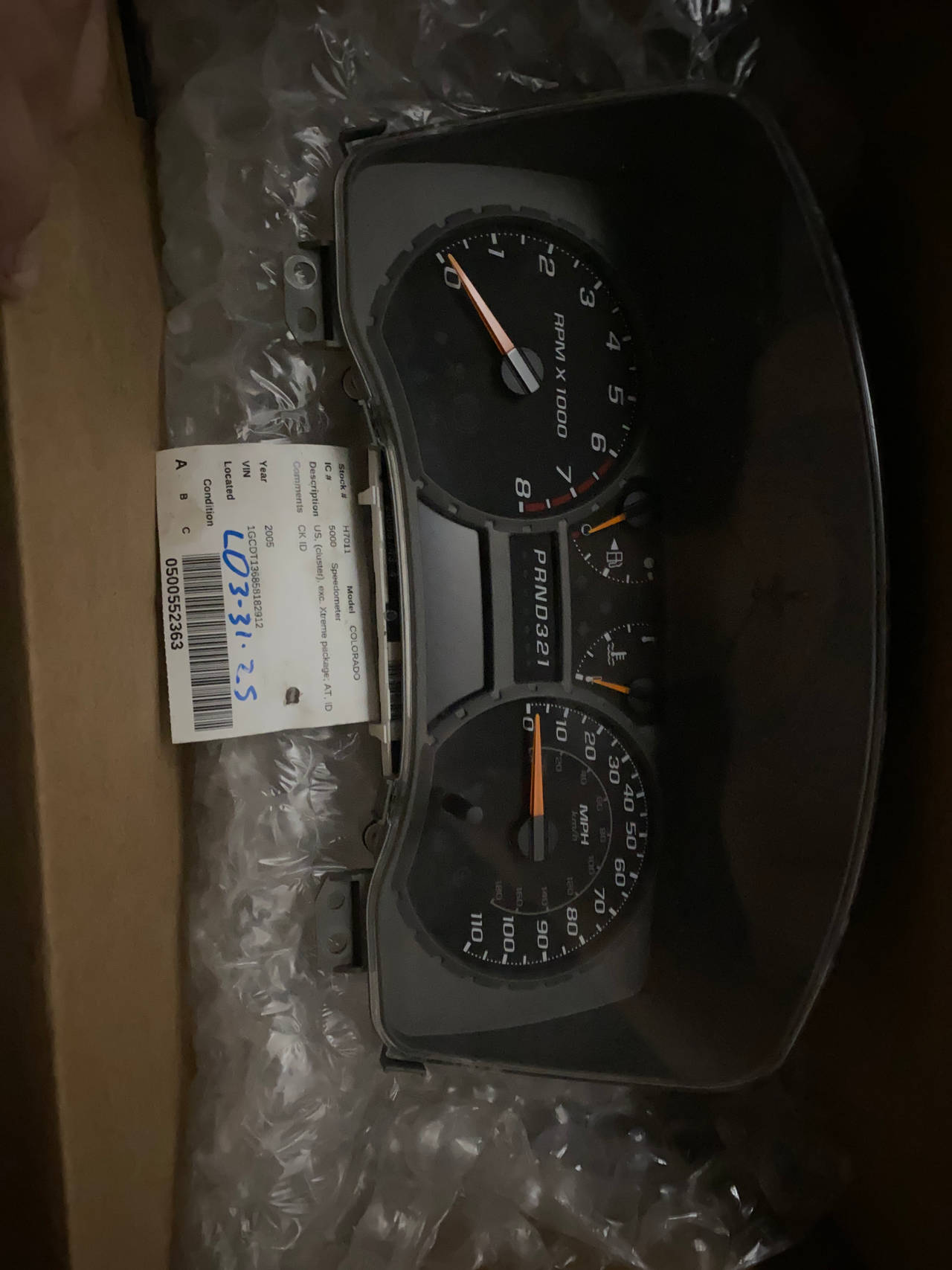 Chevy GMT400 Cluster