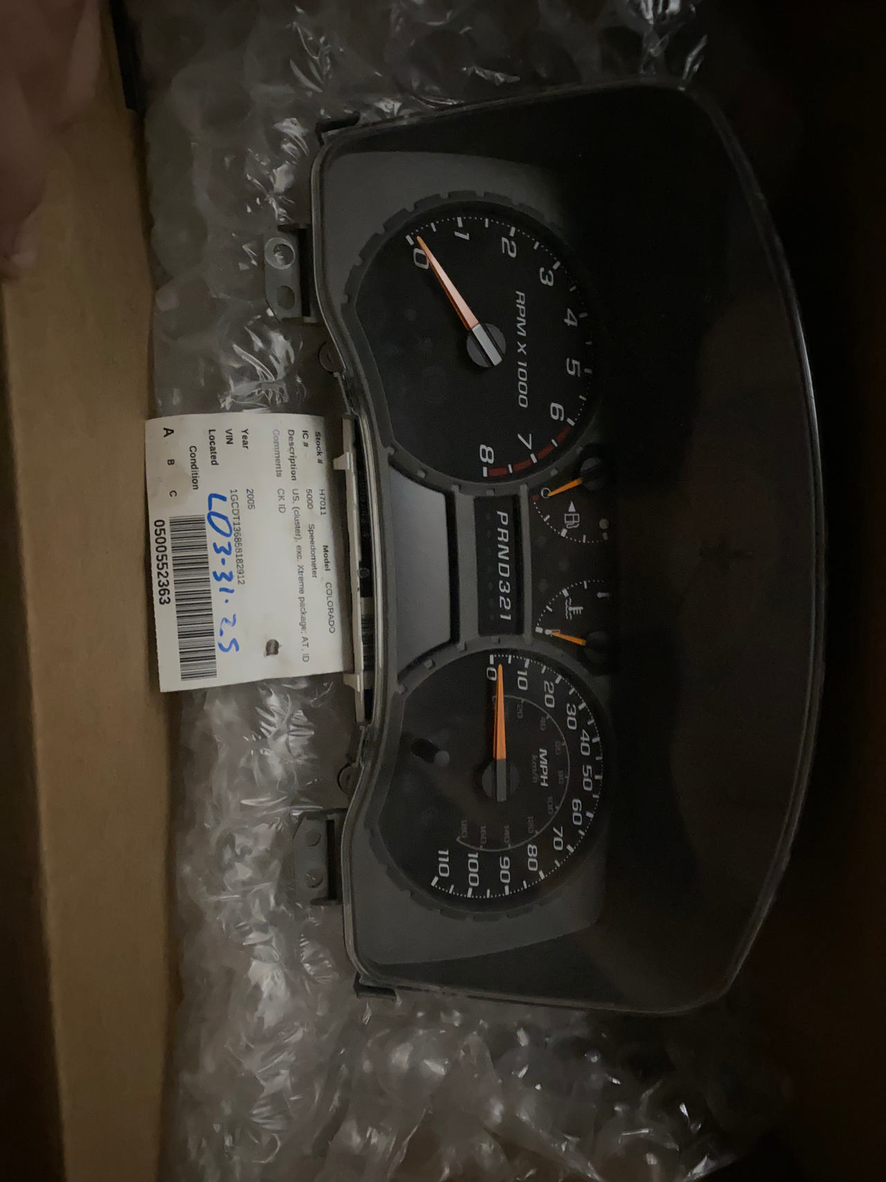 Chevy GMT400 Cluster