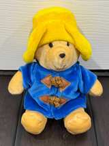 Eden Toys Paddington Bear Plush SMALL Blue Coat Yellow Hat - Image 1