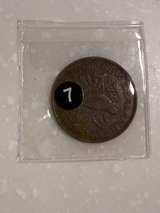 1958 New Zealand One Penny Coin E7 - Image 2