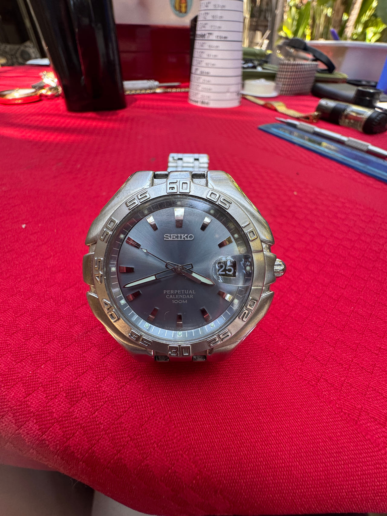 Seiko Perpetual Calendar 100M Watch