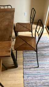 Rustic Farmhouse Extendable Dining Table and 4 Chairs - Image 6