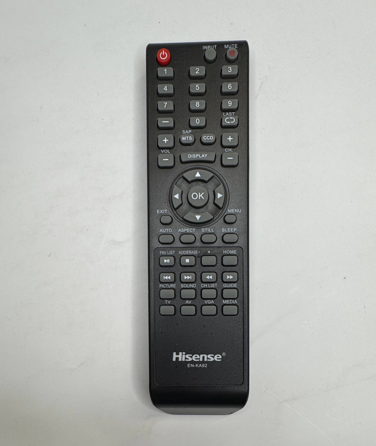 Hisense EN-KA92 TV Remote Control