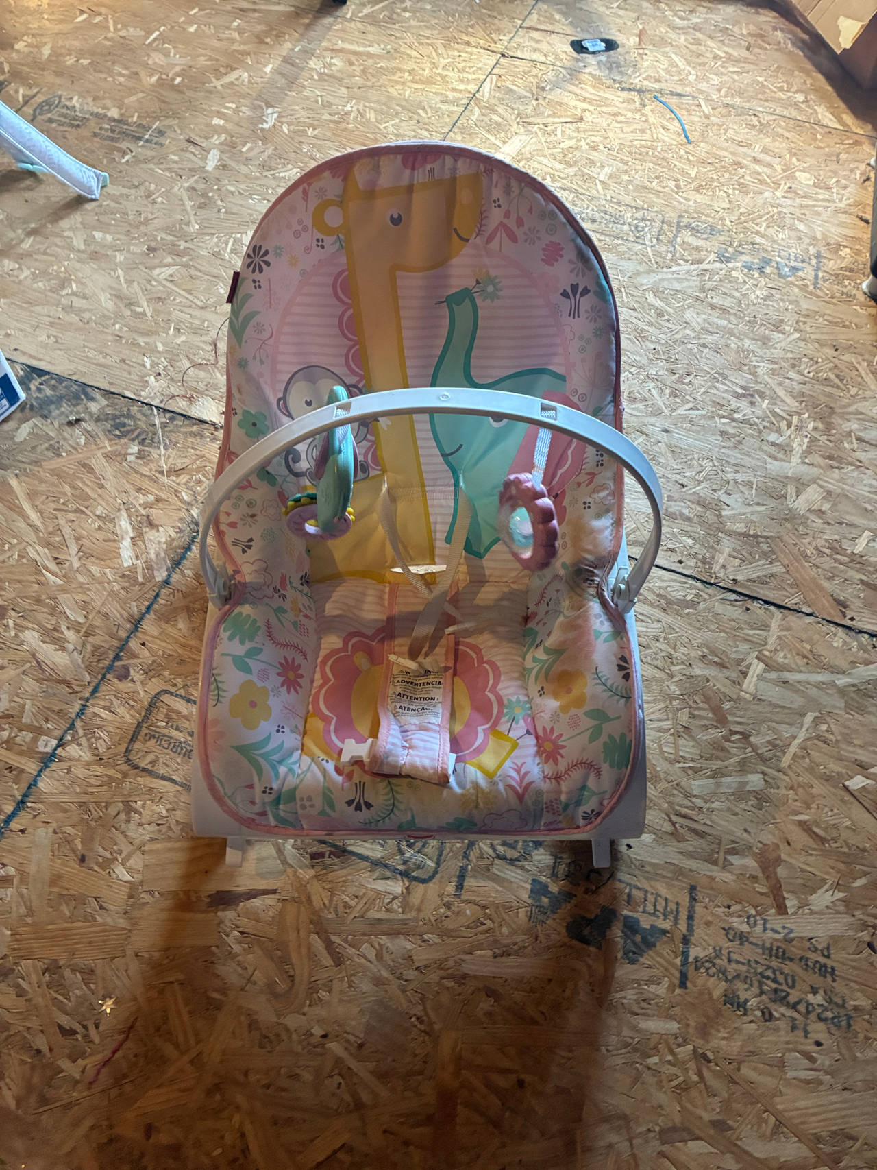 Fisher-Price Infant-to-Toddler Rocker Pink Safari