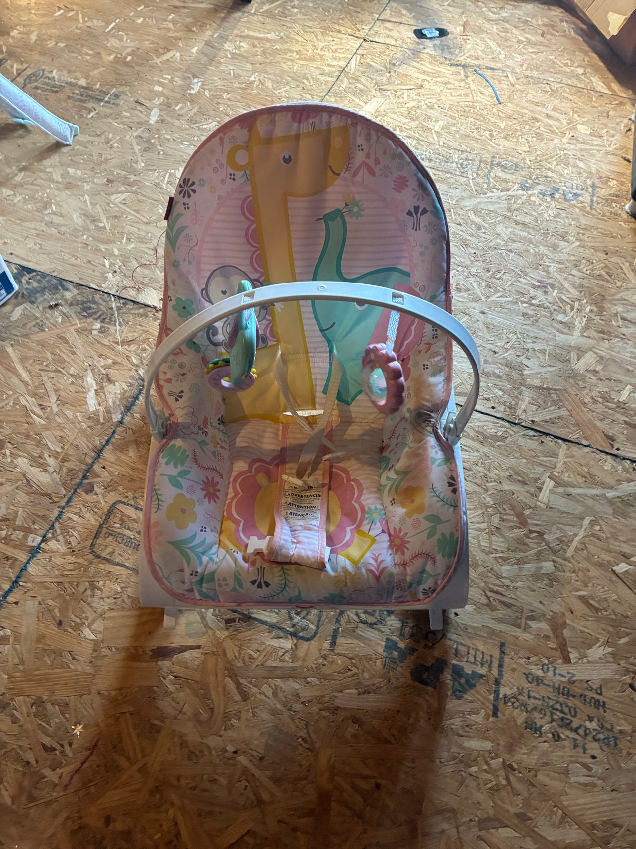 Fisher-Price Infant-to-Toddler Rocker Pink Safari