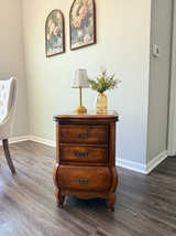 Vintage French Provincial 2-Drawer Nightstand - Image 1