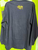 Stussy Landin Long Sleeve Tee Navy - Image 4