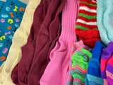 Assorted Multi-Color Ankle and Crew Socks Bulk Lot - Image 4