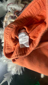 Orange Fleece Sweatpants - Image 2