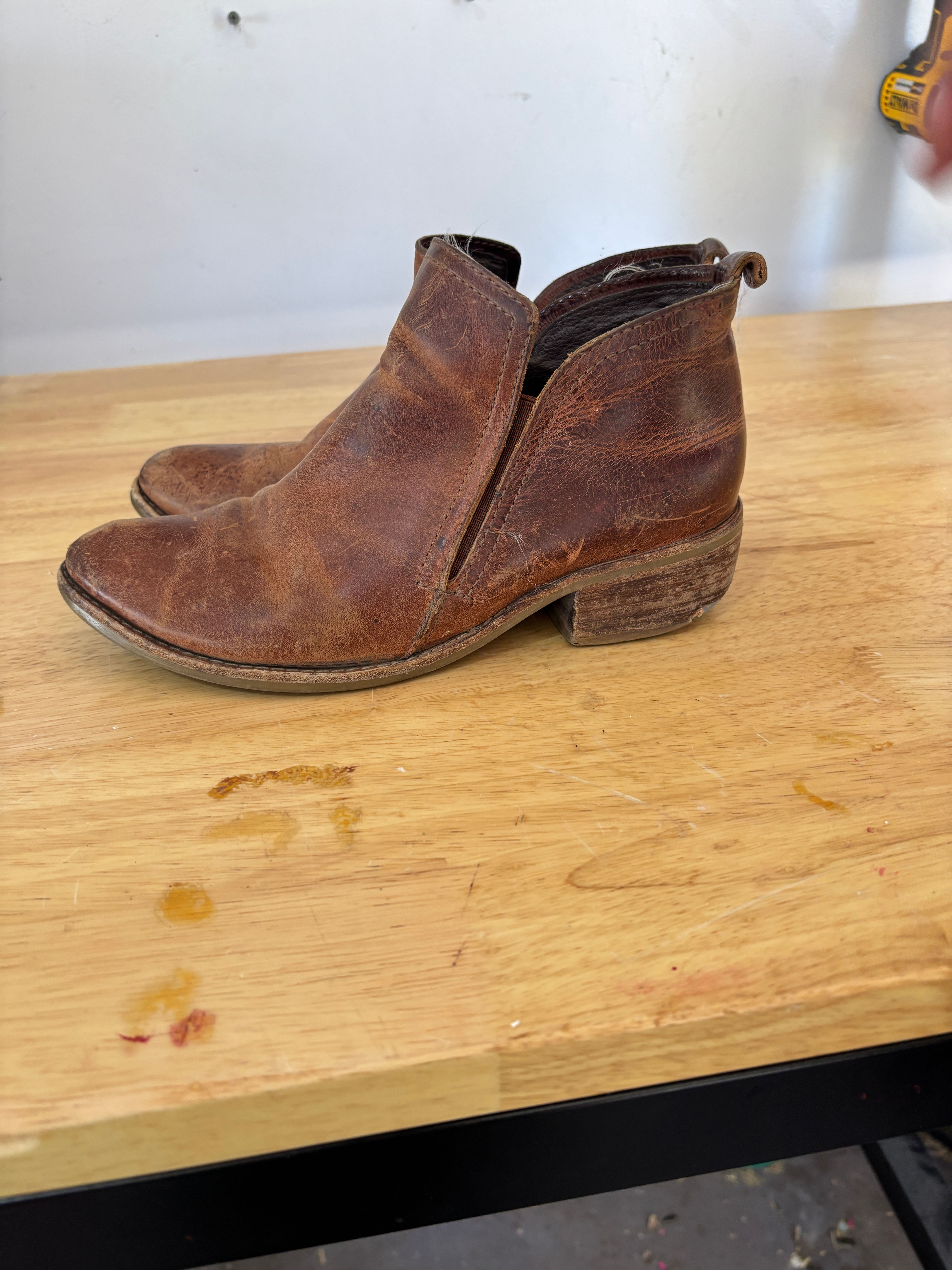 Leather Ankle Boots Women’s 7