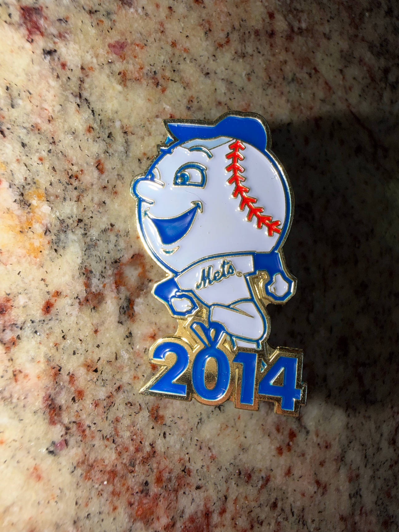 New York Mets Mr. Met 2014 Enamel Pin
