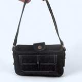 Nine West Monogram Shoulder Bag with Red Lining - Image 3