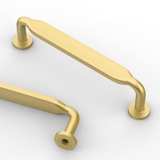 Asidrama 10 Pack 3.75 Inch Brushed Gold Cabinet Handles - Image 2