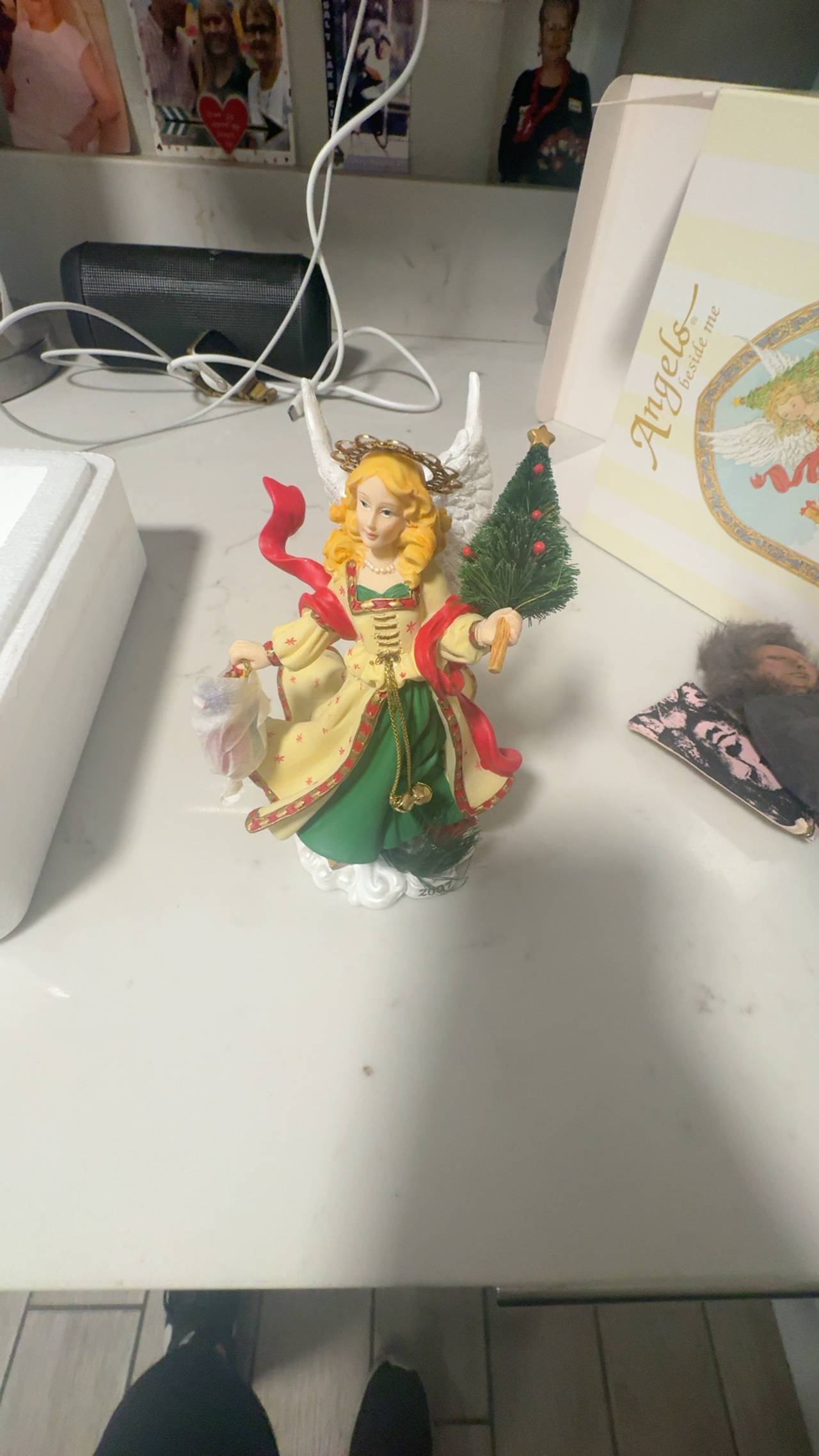 Angels Beside Me Guardian of Christmas Angel Figurine