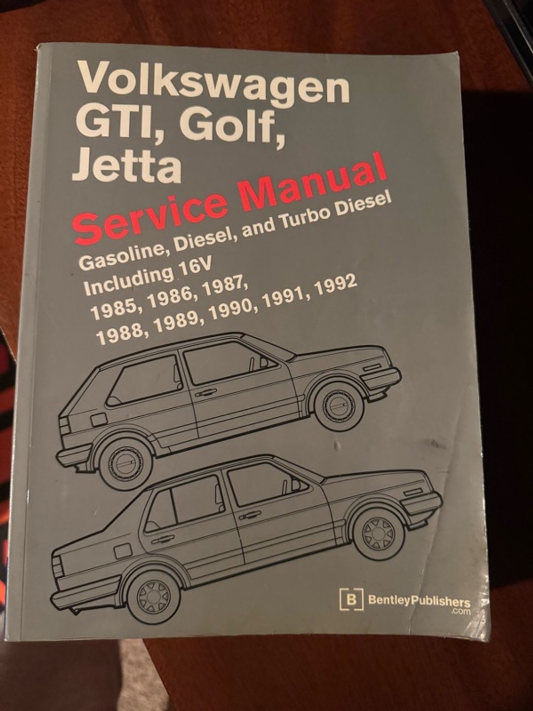 Volkswagen GTI Golf Jetta Service Manual 1985-1992