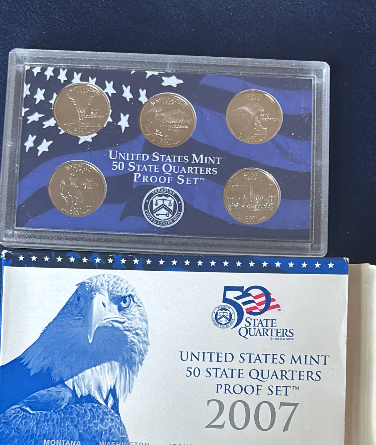 2007 United States Mint 50 State Quarters Proof Set