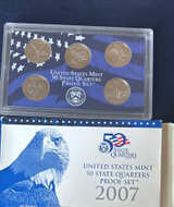 2007 United States Mint 50 State Quarters Proof Set - Image 1