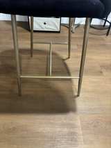 Velvet Bar Stool with Gold Legs - originally $350 - Image 4