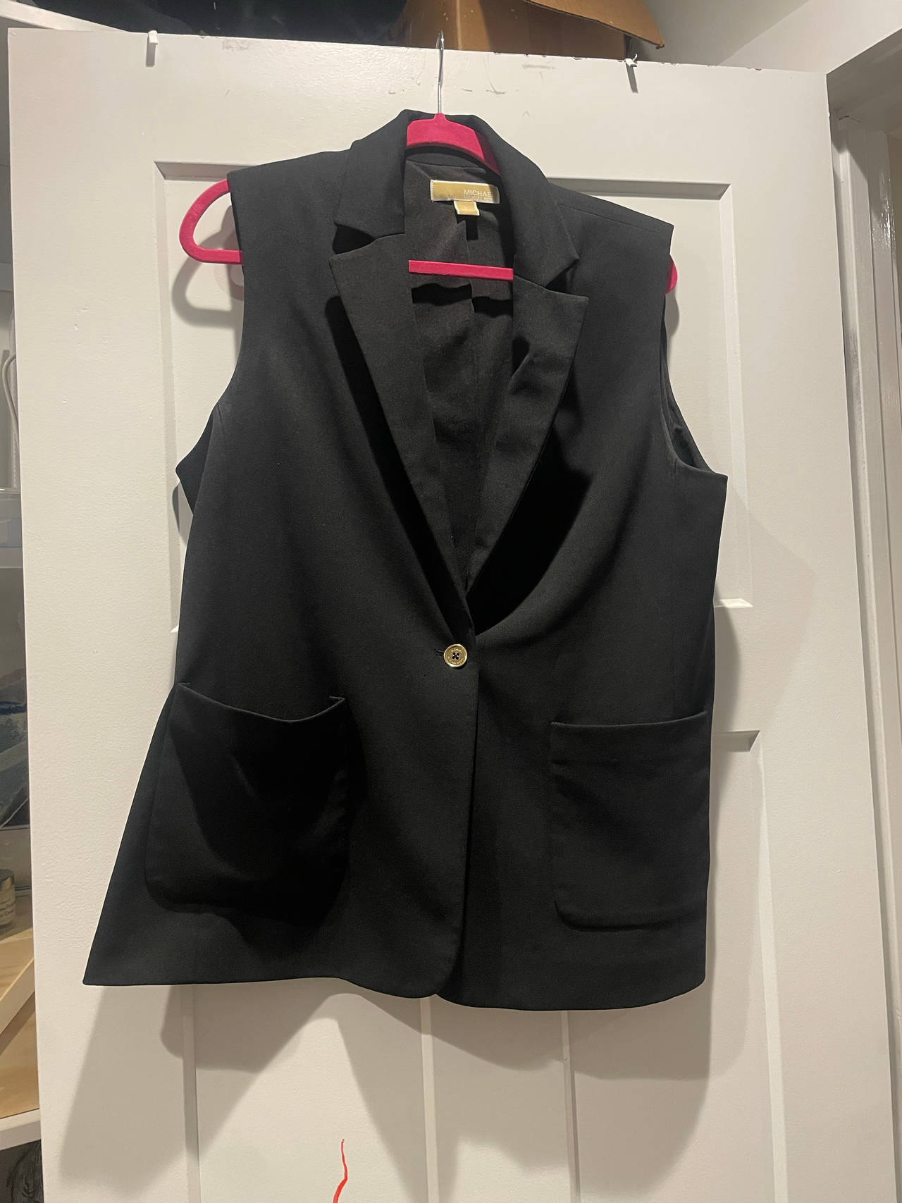 Michael Kors Sleeveless Blazer Vest