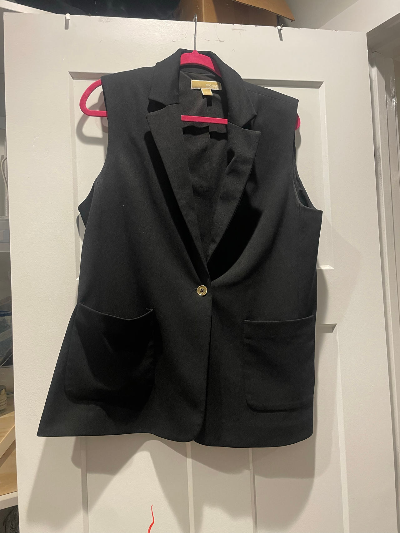 Michael Kors Sleeveless Blazer Vest