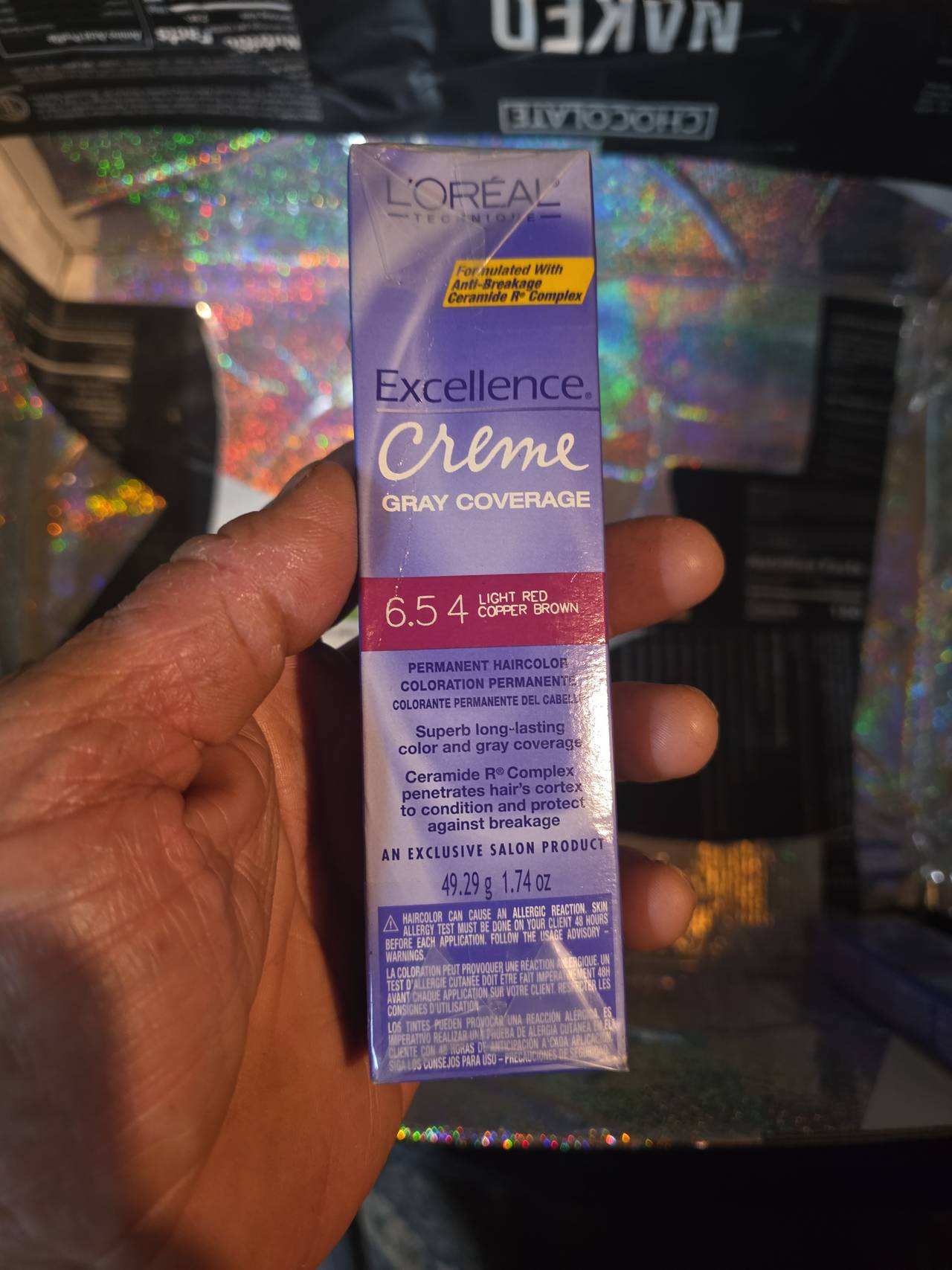 L'Oreal Technique Excellence Creme Hair Color 6.54 Light Red Copper Brown
