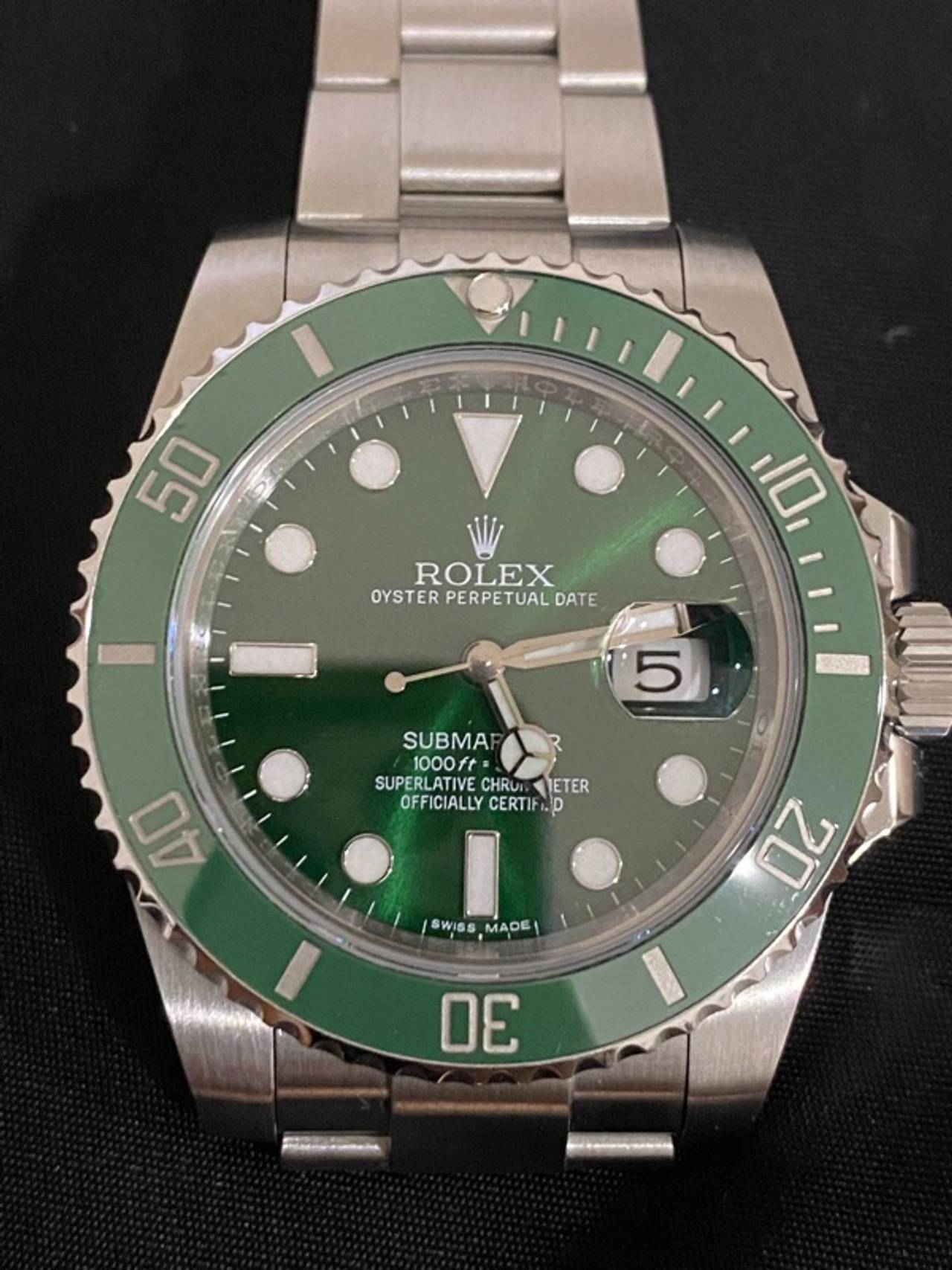 Rolex Submariner Date Hulk Green Dial