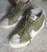 Nike SB Blazer Mid Olive White - Image 1