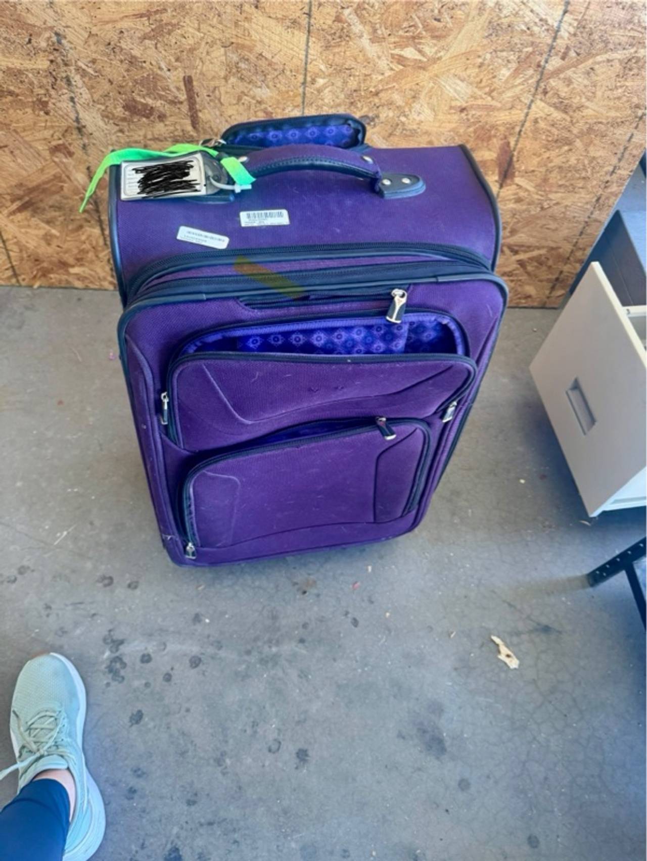 U.S. Traveler Rio Purple Carry-On Luggage Set