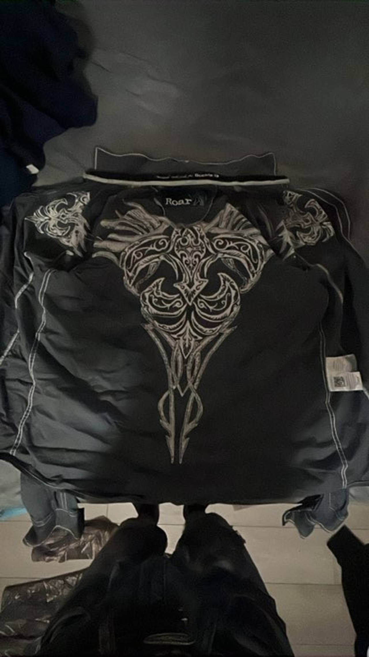 Vintage Buckle Roar Embroidered Jacket