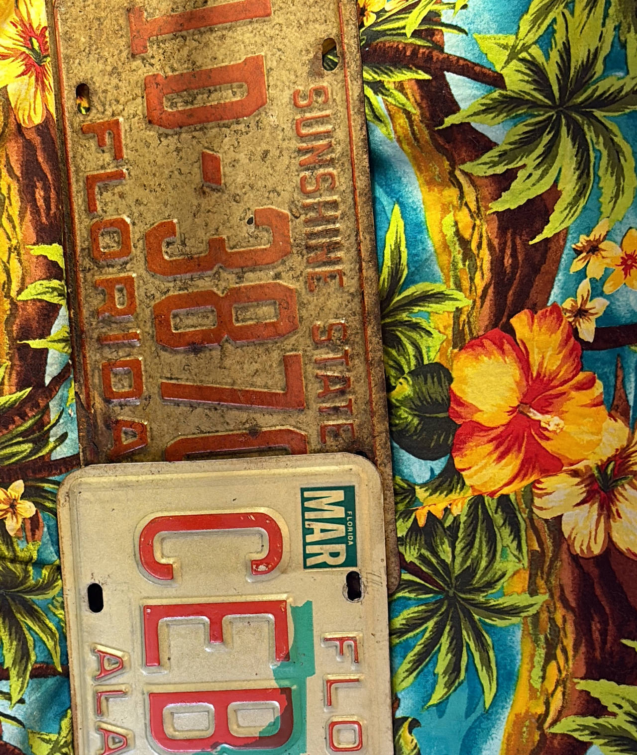 Vintage Florida License Plates lot 8