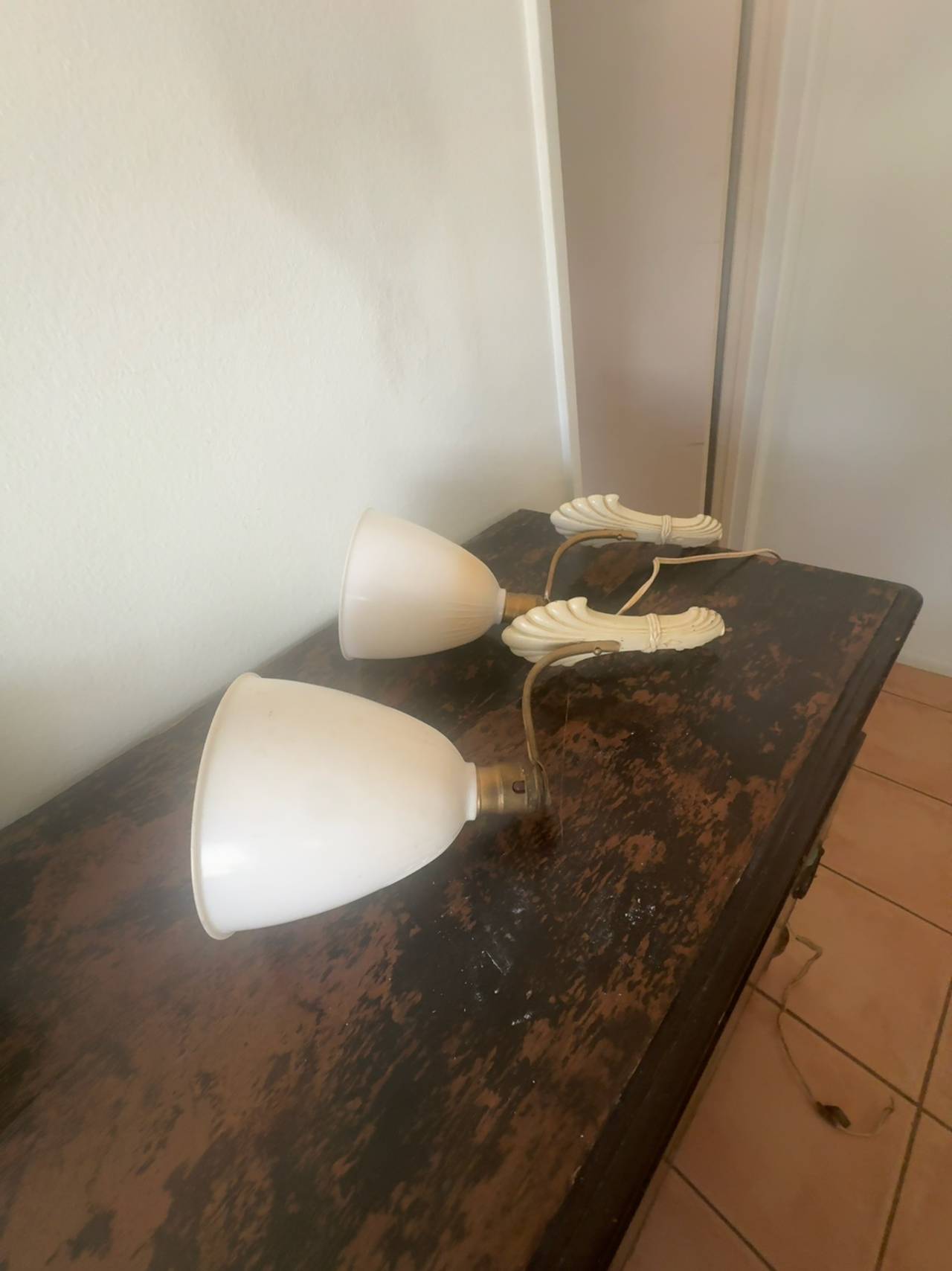 Vintage Brass Wall Sconce (Gold)