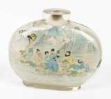 Vintage Chinese Inside-Painted Glass Snuff Bottle - Image 3