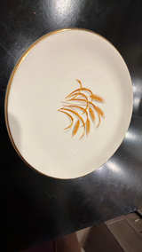 Homer Laughlin Golden Wheat Bread Plate - Image 3