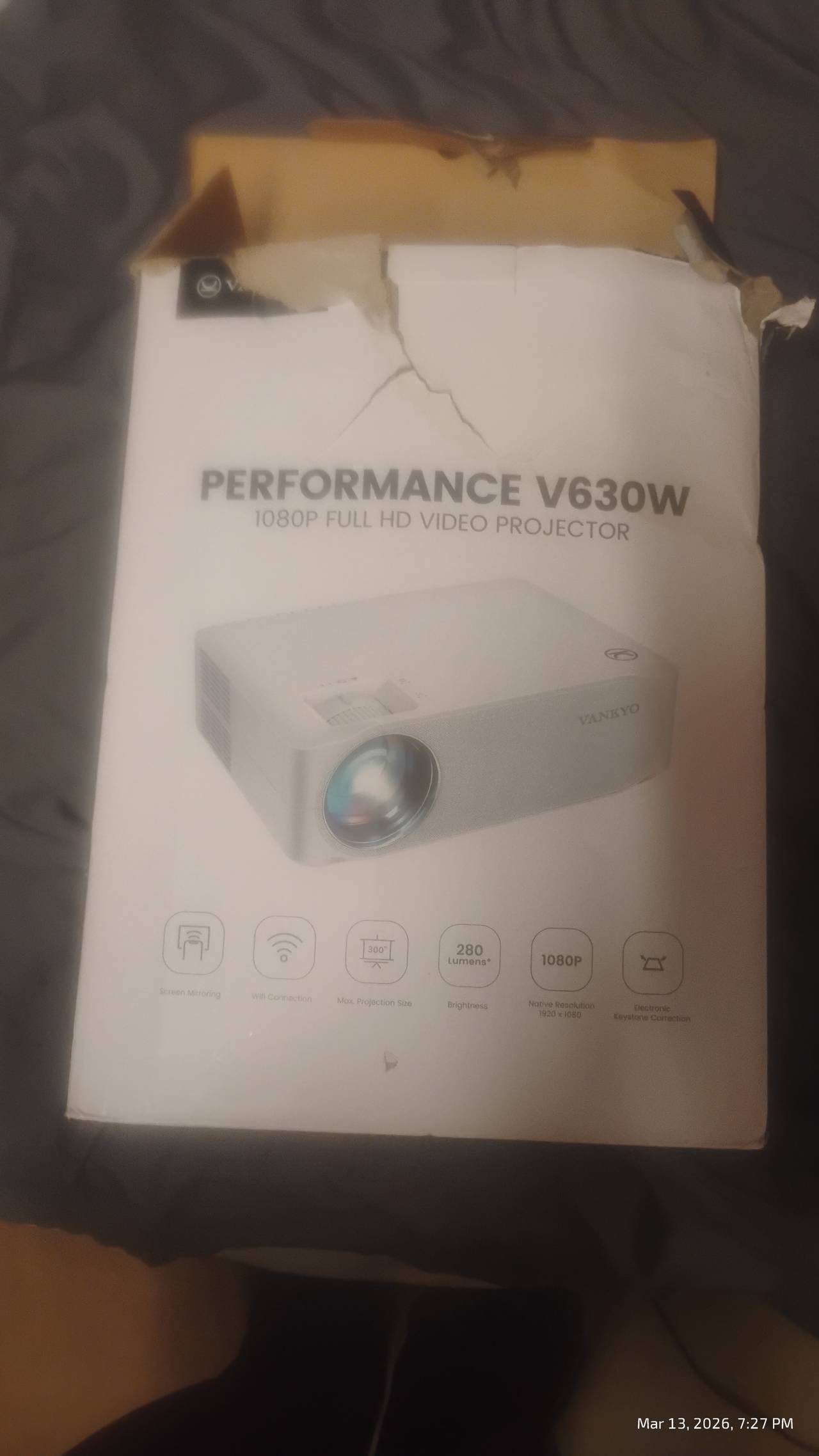 VANKYO Performance V630W 1080P Full HD Projector