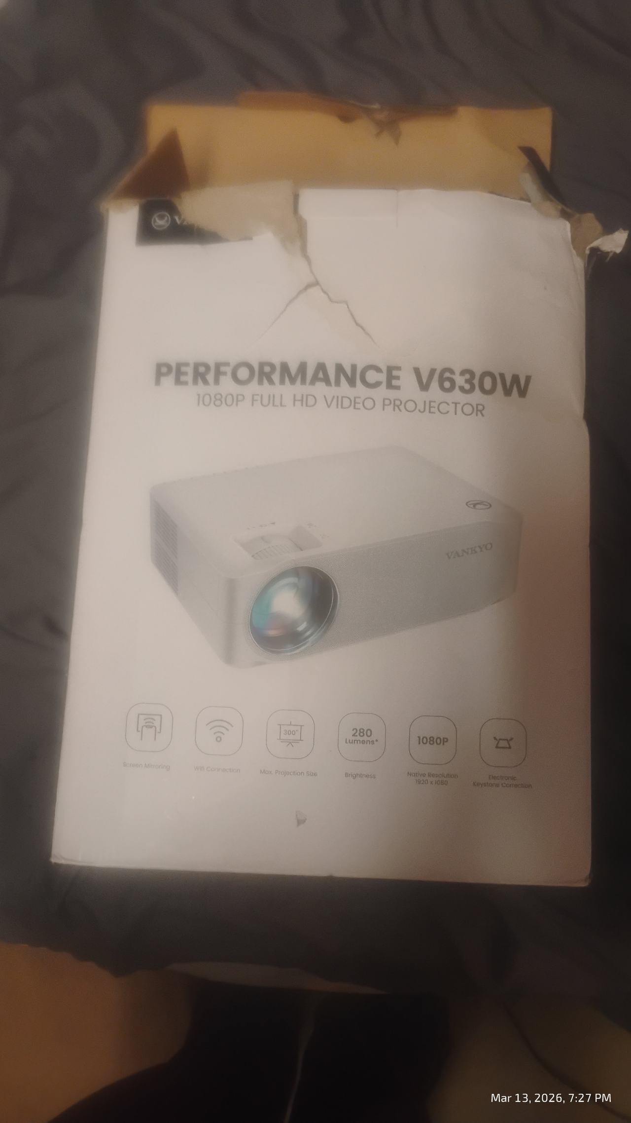 VANKYO Performance V630W 1080P Full HD Projector