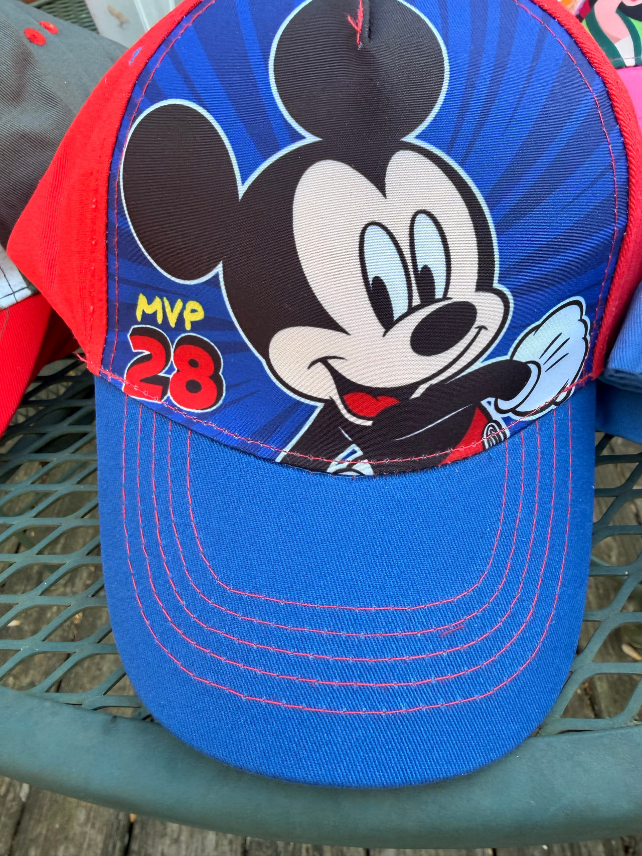 Disney Mickey Mouse MVP 28 Kids Baseball Hat