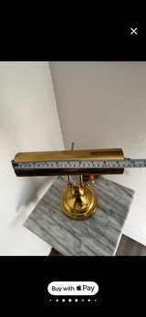 Vintage Brass Piano Desk Lamp - Image 5
