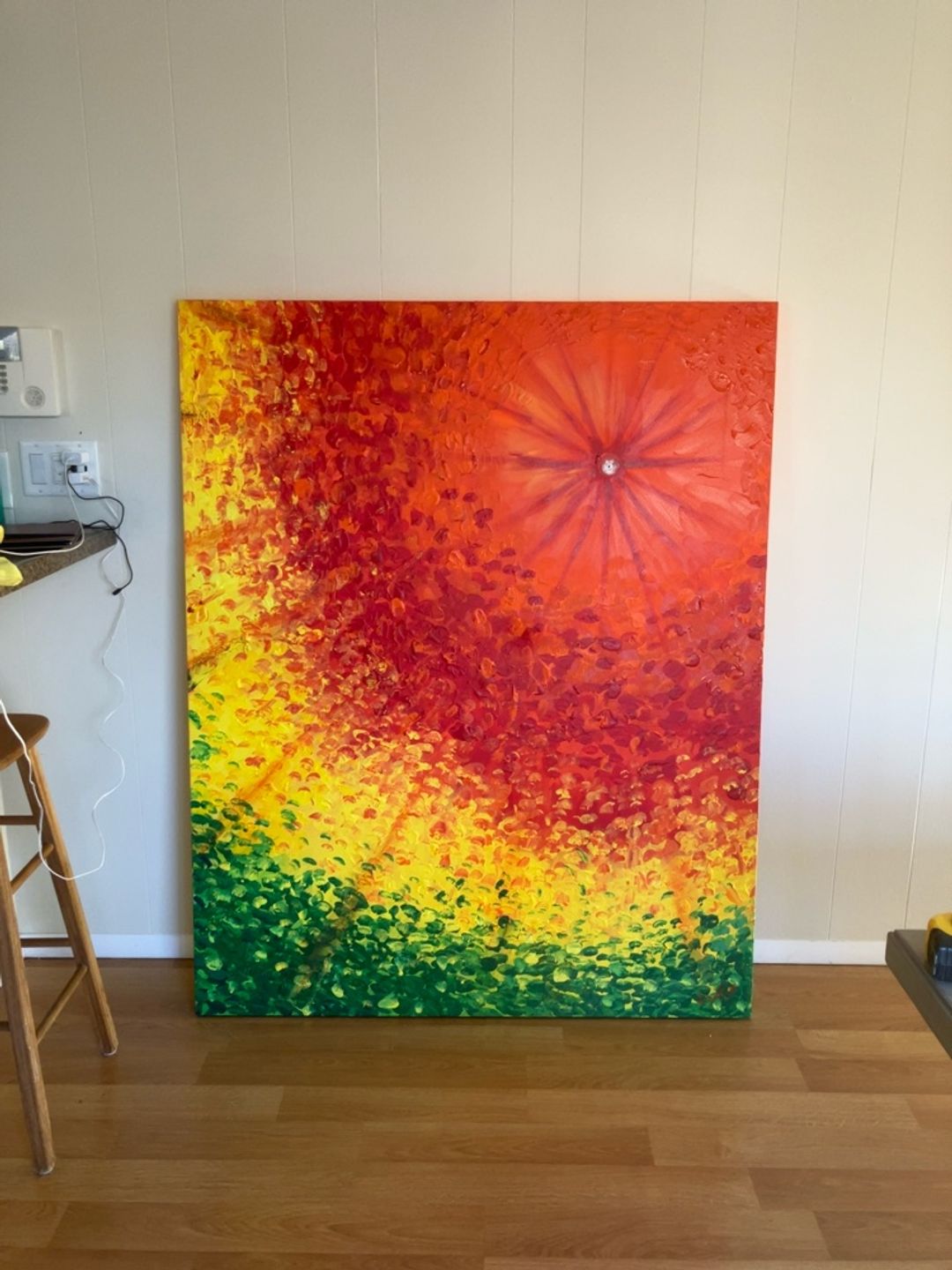 Large Original Abstract Acrylic Painting on Canvas