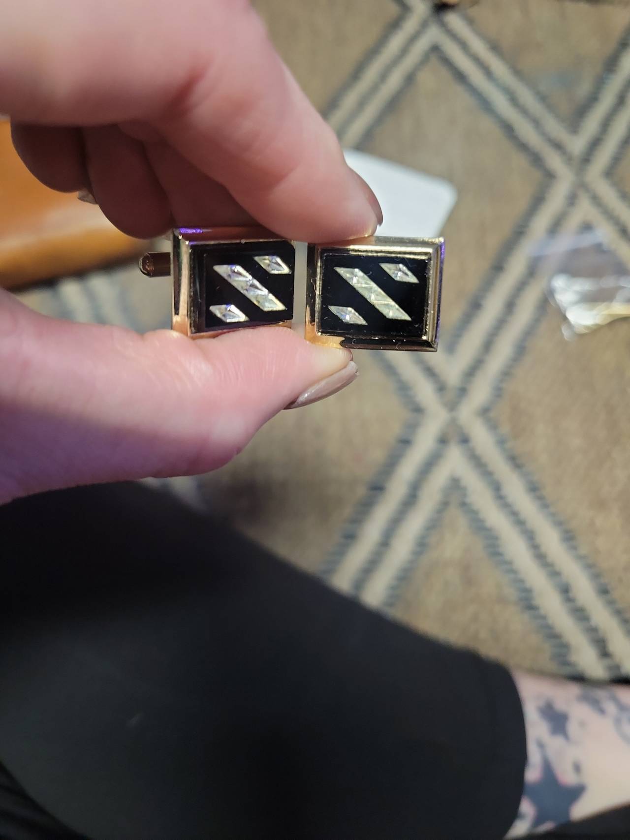 Vintage Buick Tri-Shield Cufflinks
