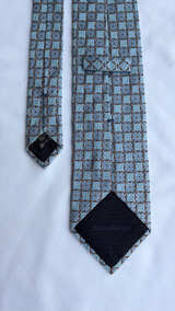 Ermenegildo Zegna Silk Geometric Tie - Image 1
