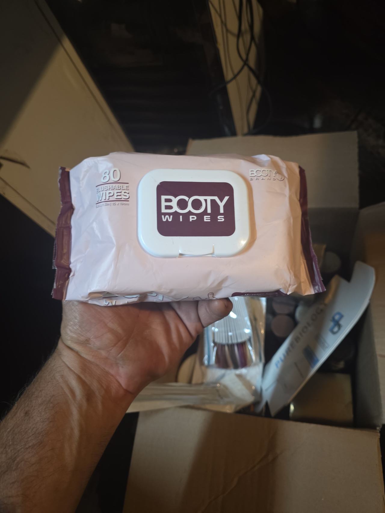 Booty Wipes Flushable Wipes 80 Count