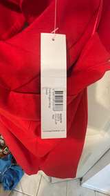 n/nicholas Red Cutout Halter Dress - Image 2