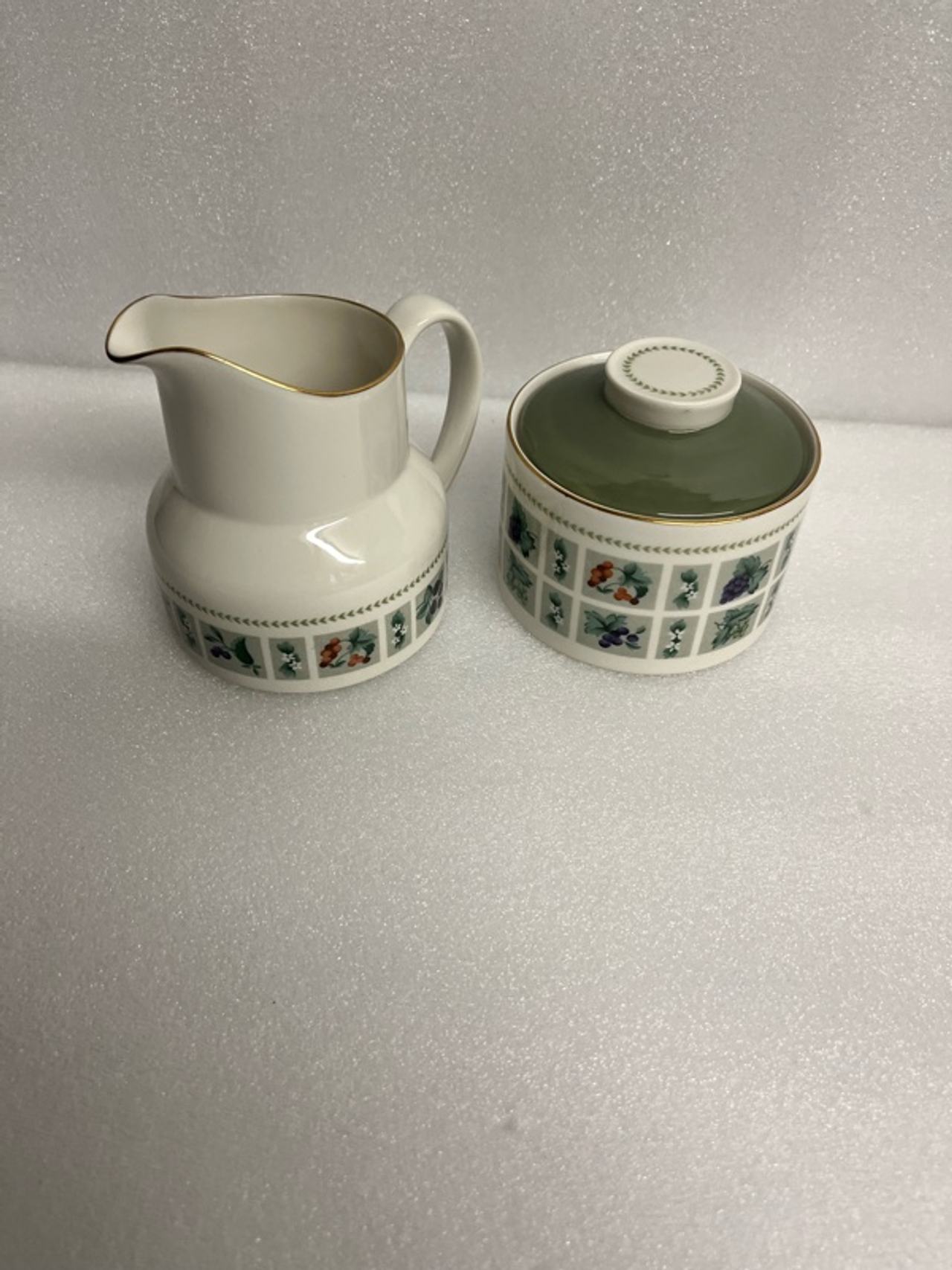Royal Doulton Tapestry Creamer Bone China Fruit & Flowers