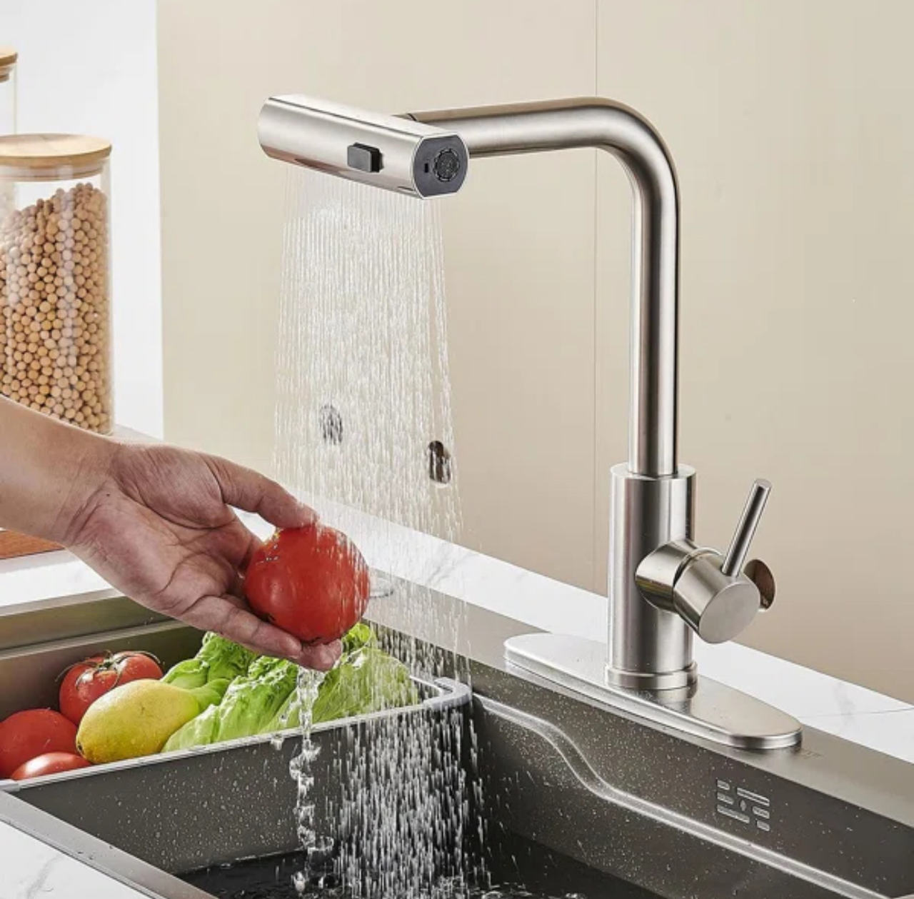         Avsiile stainless steel Pull Down Kitchen Faucet
