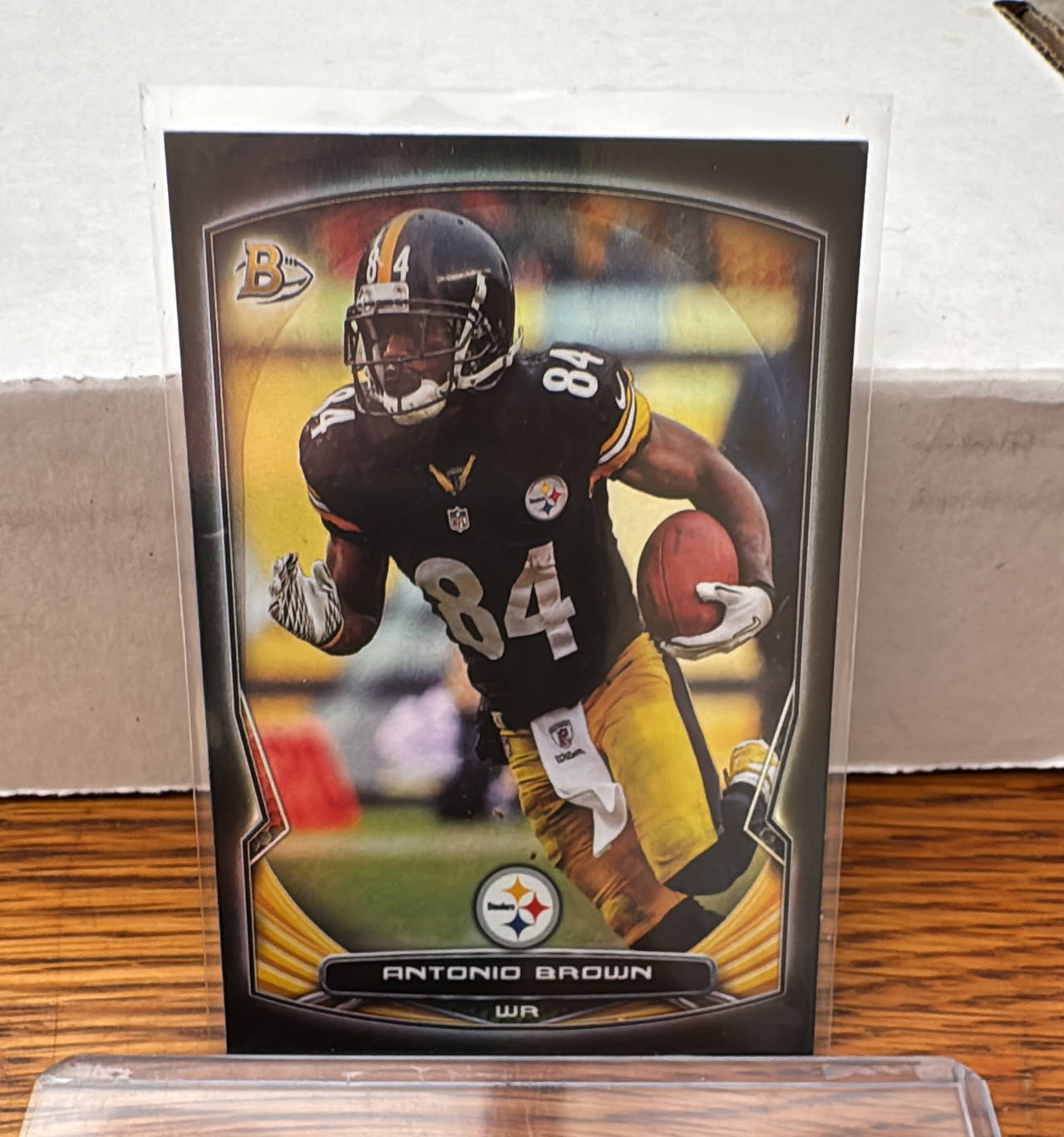 2013 Bowman Antonio Brown #100 Pittsburgh Steelers Card