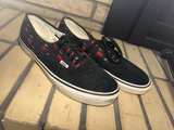 Vans Authentic Cherry Print Black/Red Size 10 - Image 4