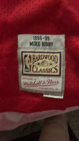 Vancouver Grizzlies Mike Bibby Hardwood Classics Jersey - Image 3