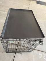 Top Paw 42” Double Door Folding Dog Crate with Divider Panel + Free Bed! - Image 3