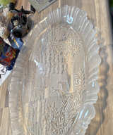Mikasa Winter Scene Glass Platter - Image 1