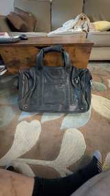 Tumi Alpha Leather Duffle Bag Black - Image 2
